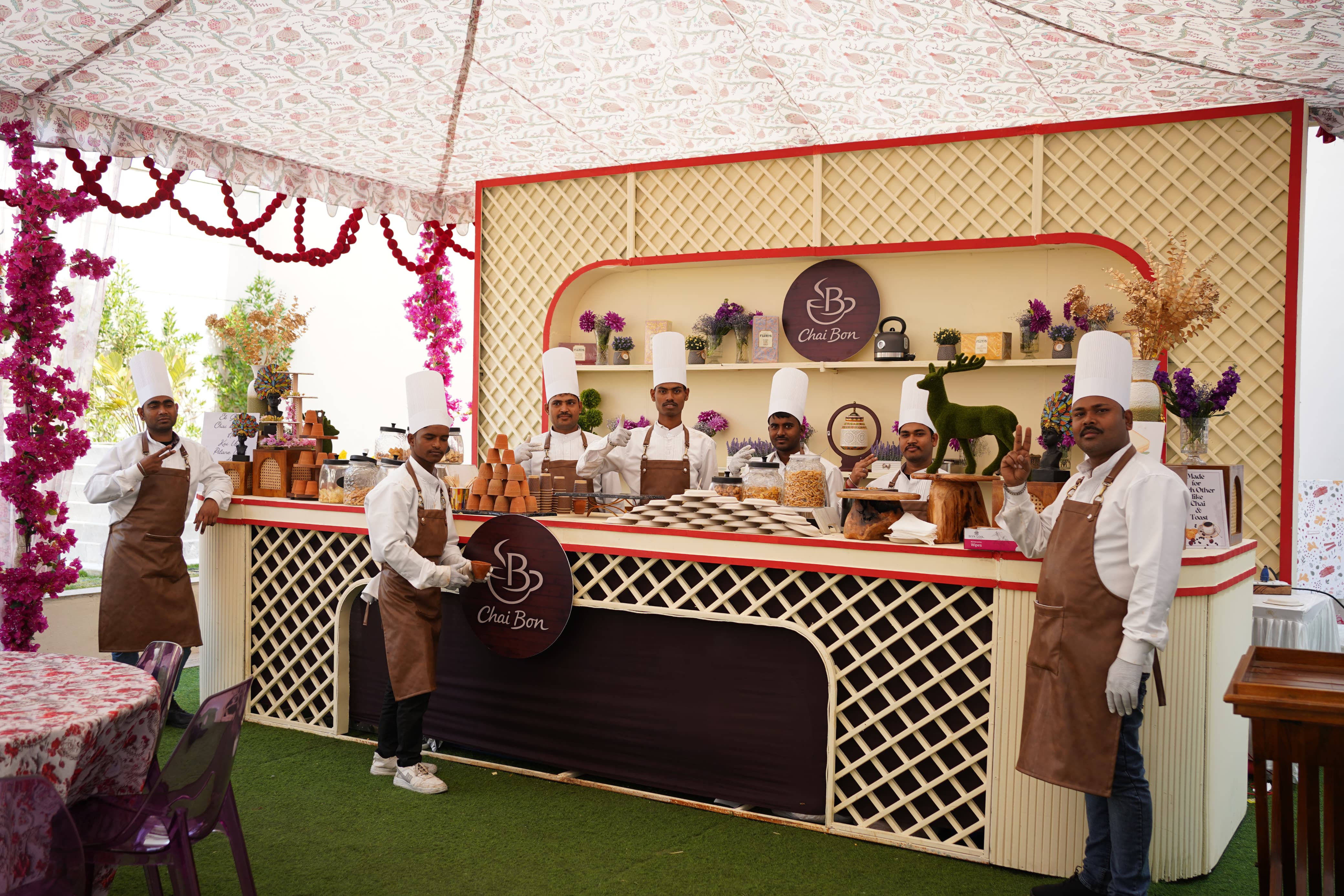Chai Service Close-up